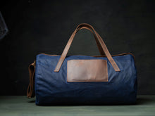 Load image into Gallery viewer, Waxed Canvas Duffle Bag
