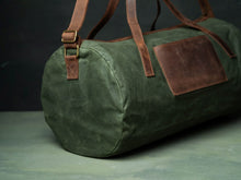 Load image into Gallery viewer, Waxed Canvas Duffle Bag