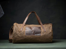 Load image into Gallery viewer, Waxed Canvas Duffle Bag
