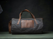Load image into Gallery viewer, Waxed Canvas Duffle Bag
