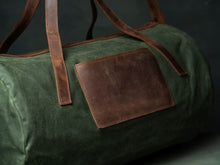 Load image into Gallery viewer, Waxed Canvas Duffle Bag

