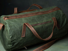 Load image into Gallery viewer, Waxed Canvas Duffle Bag
