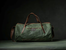 Load image into Gallery viewer, Waxed Canvas Duffle Bag
